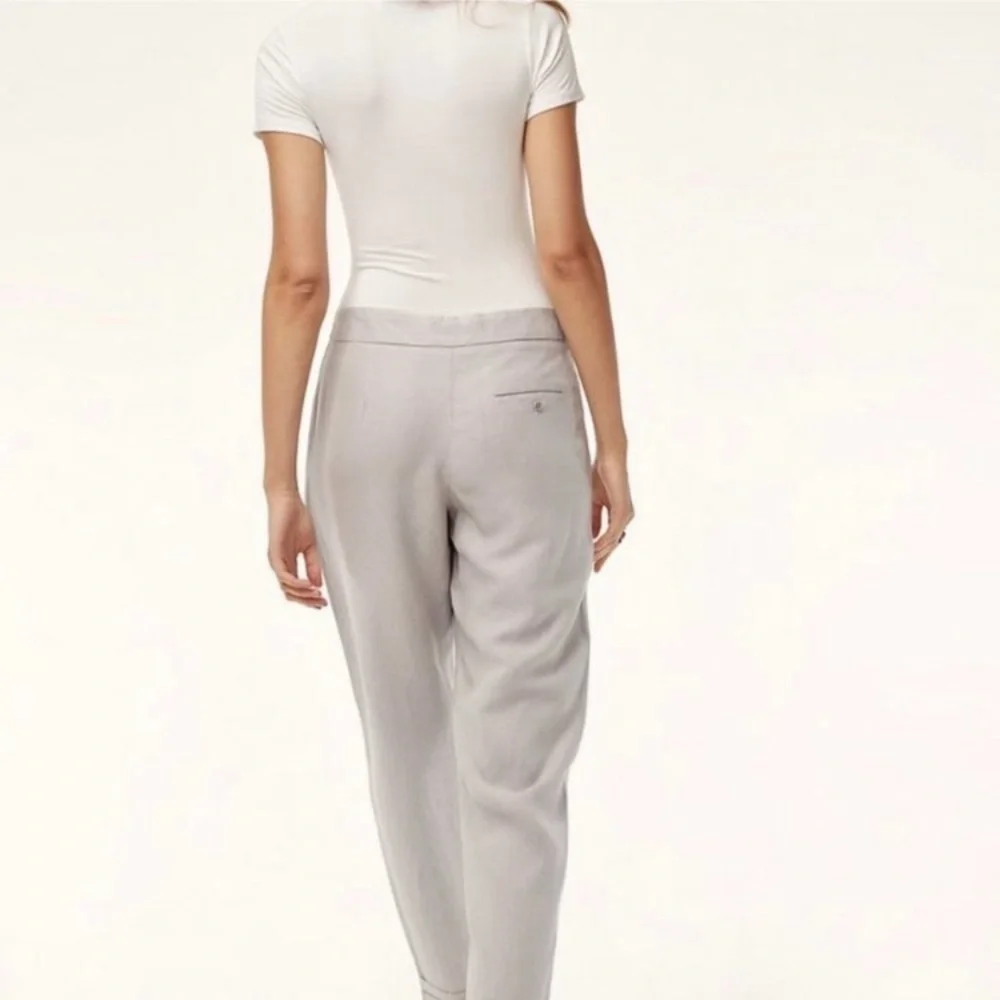 Wilfred Allant‎ Linen Grey Pants Drawstring Waist